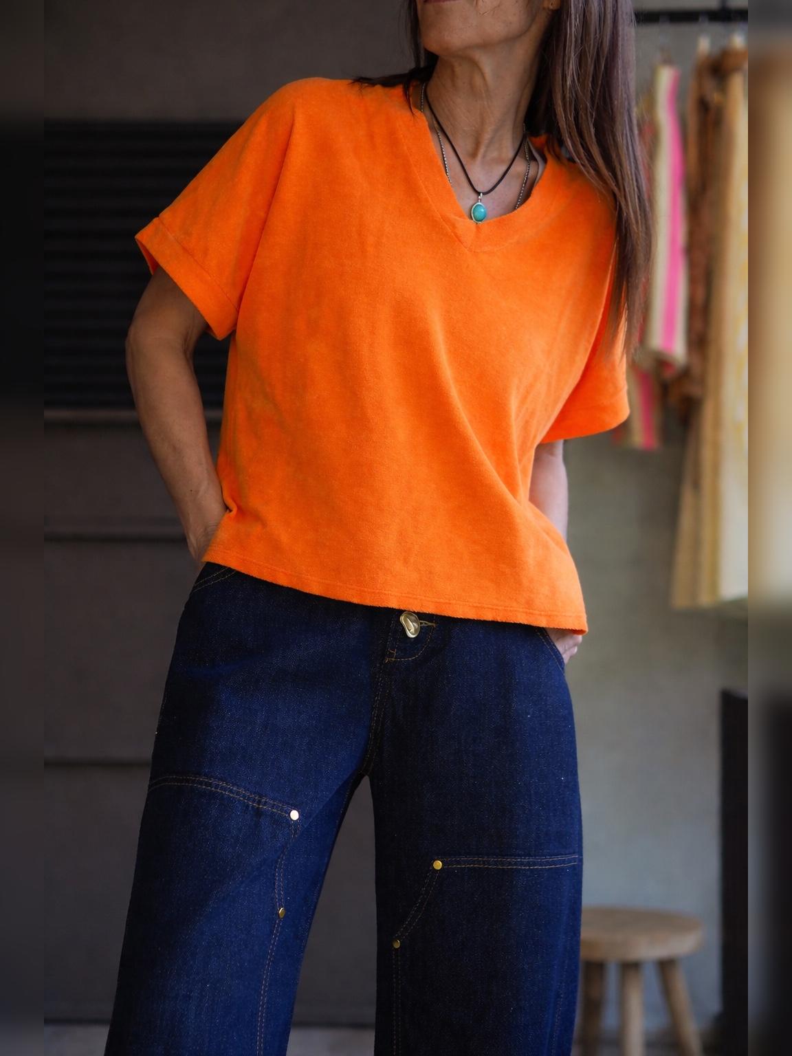 Blouse Bob orange