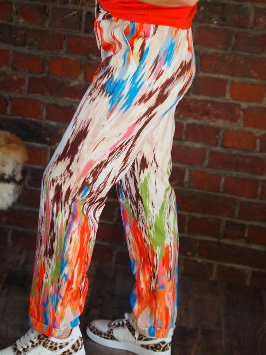 pantalon - multicouleur