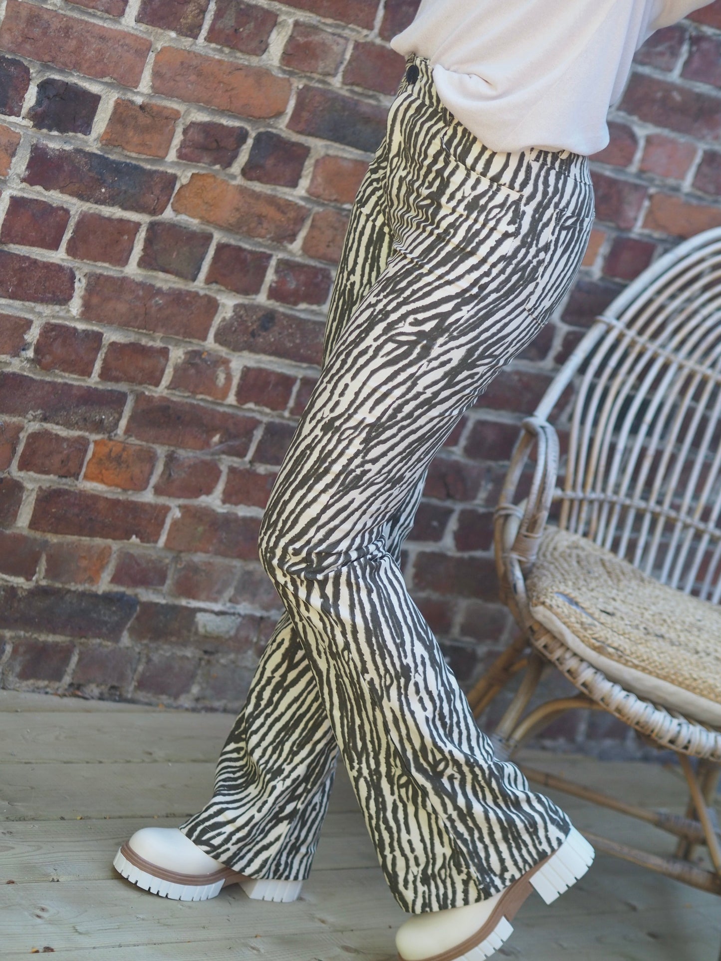pantalon - zebre - kaki