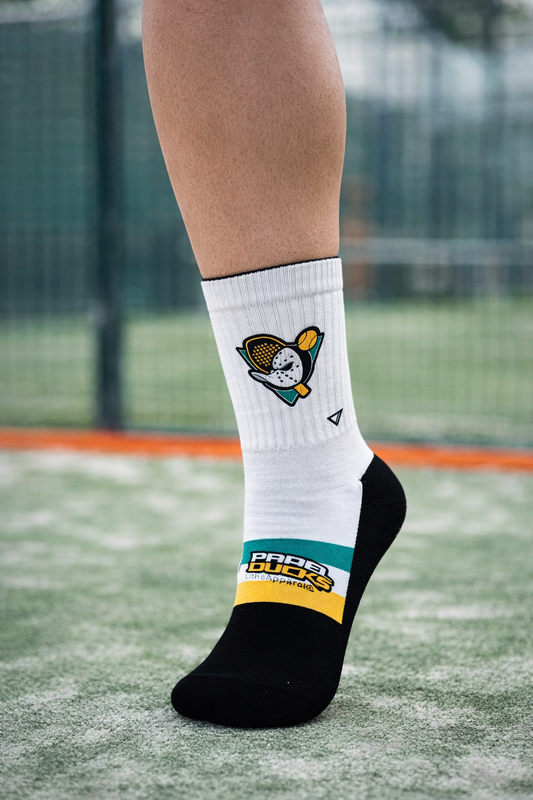 Chaussettes Padel Ducks blanches