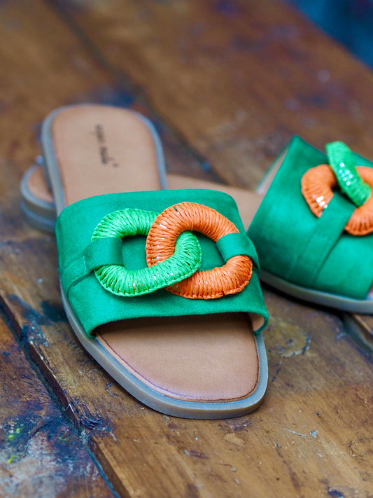 Sandales Mimie vert