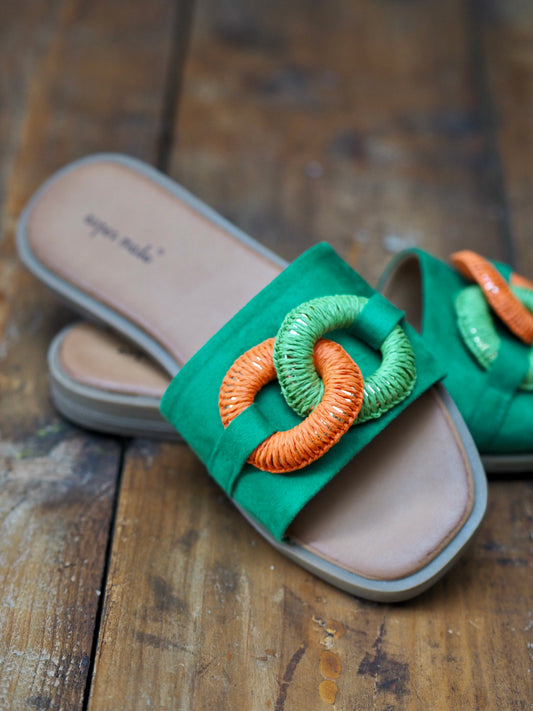 Sandales Mimie vert