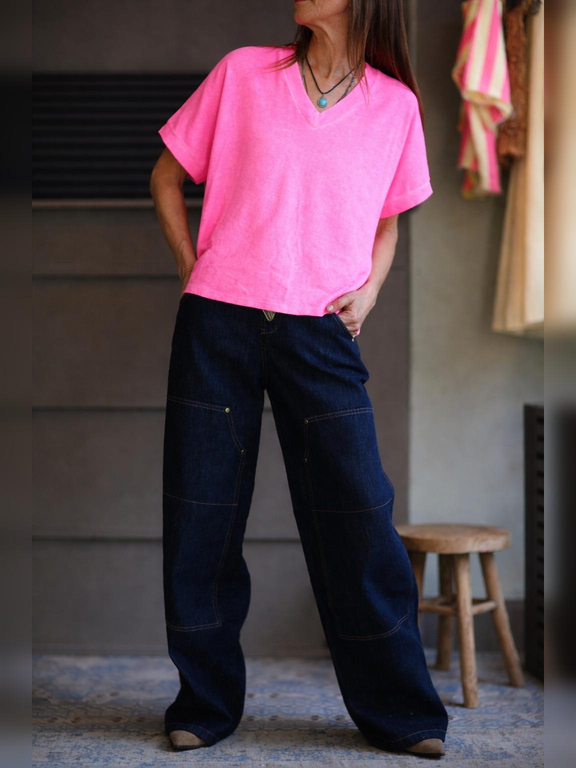 Blouse Bob rose