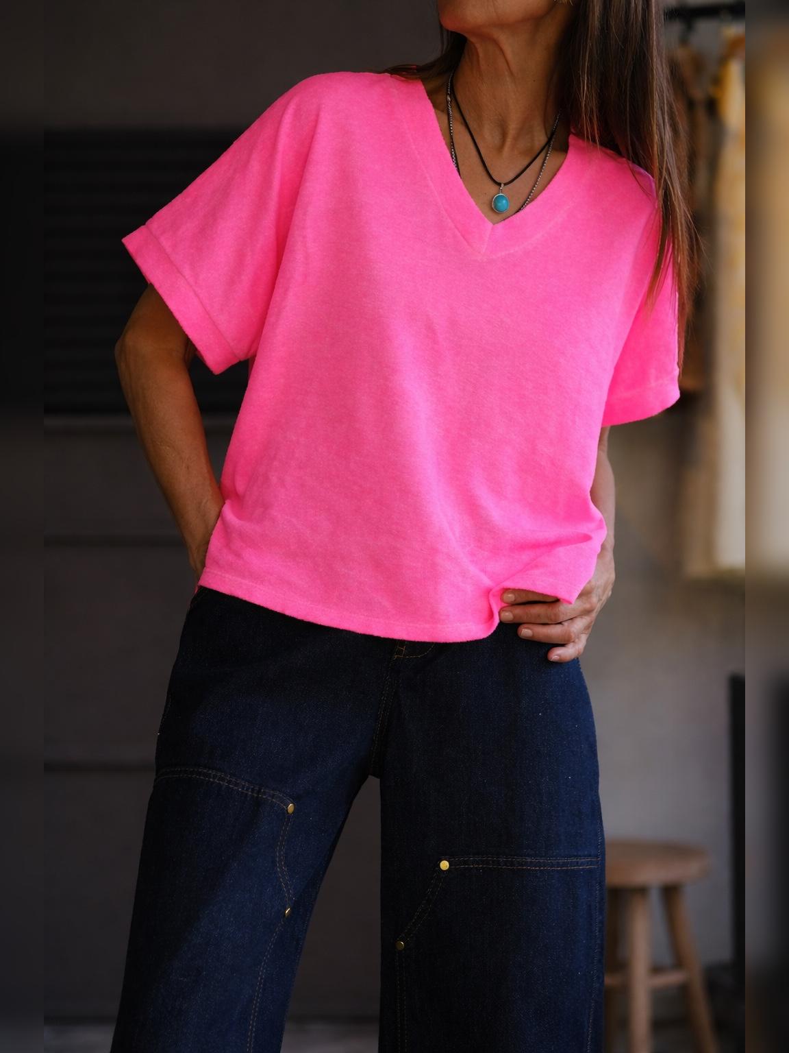 Blouse Bob rose